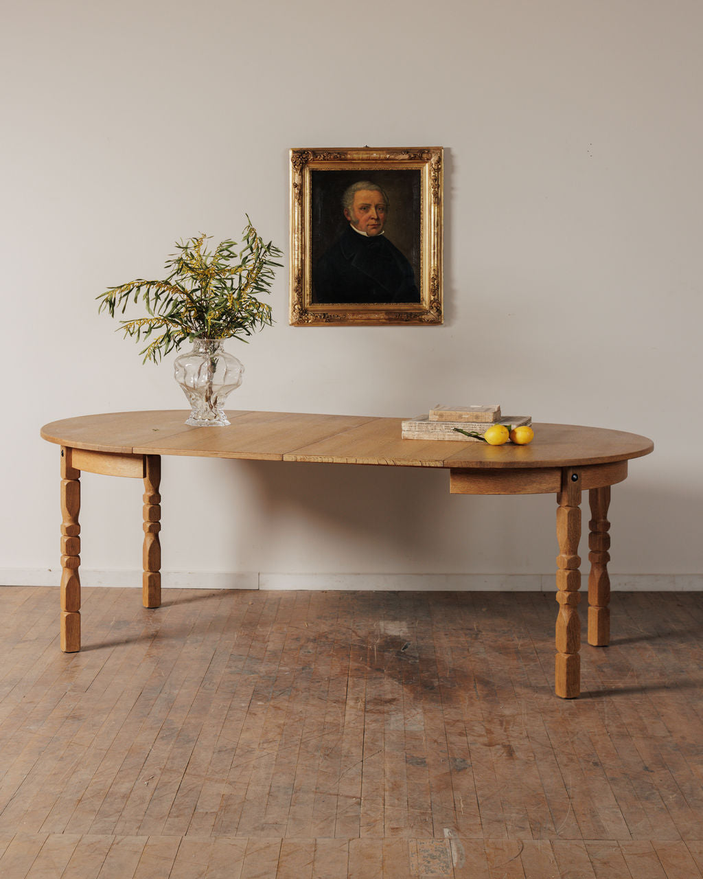 Danish Oak Expanding Dining Table