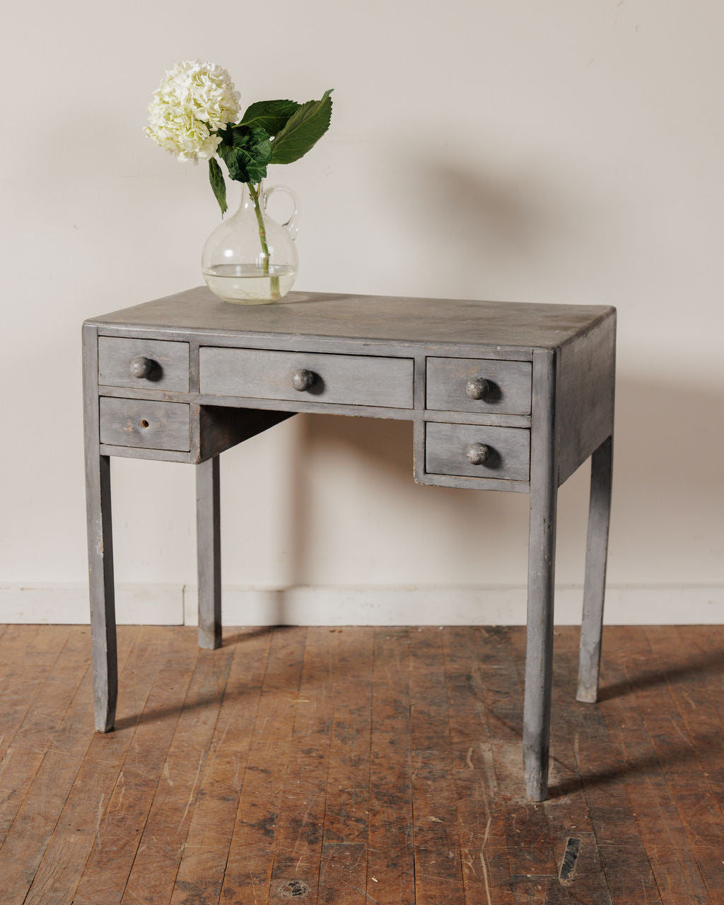 French Blue Side Table