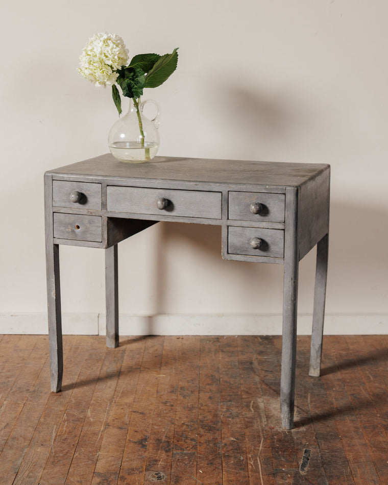 French Blue Side Table