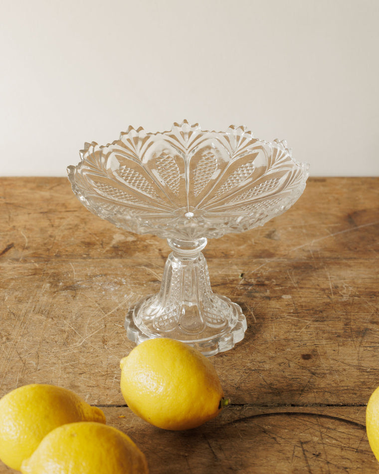 Tall Glass Pedestal Dish