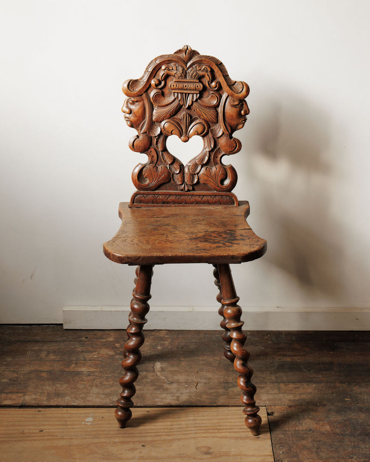 Carved Alsace Chair