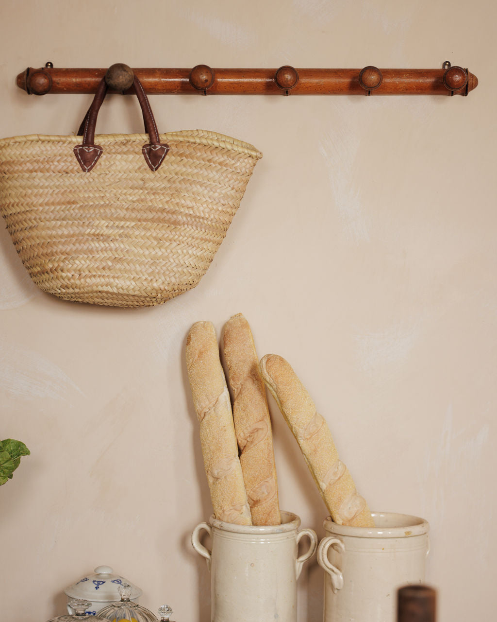French Faux Bamboo Coat Rack
