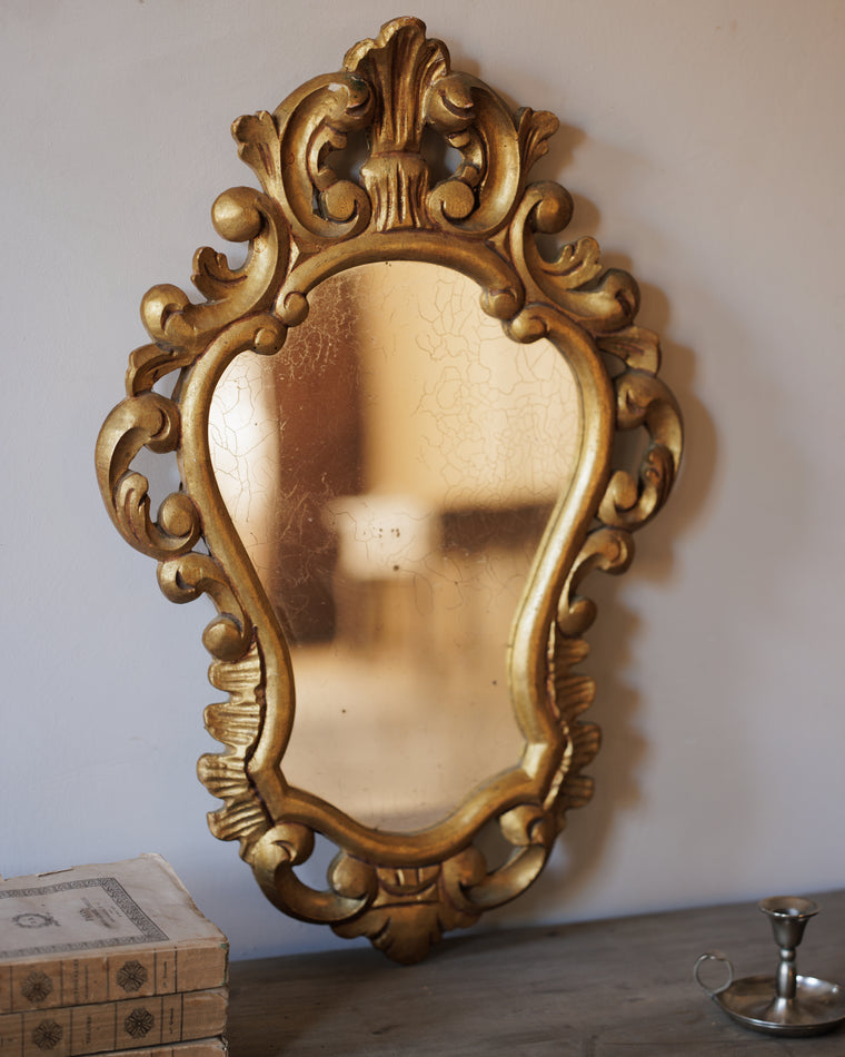 French Gilt Art Deco Mirror