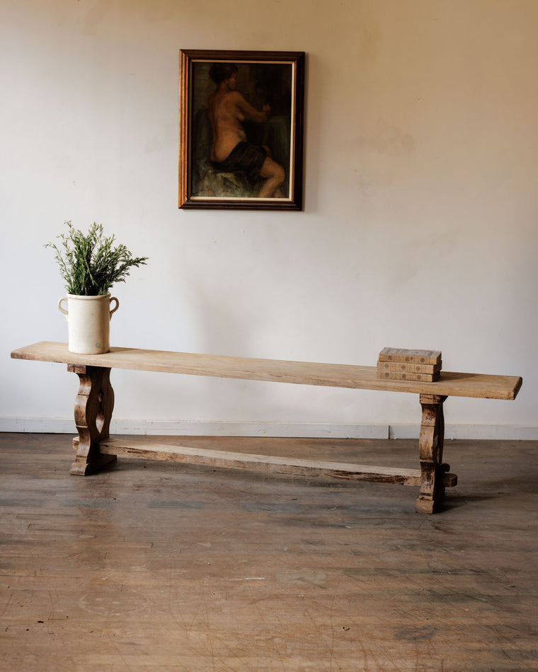 French Oak Bench