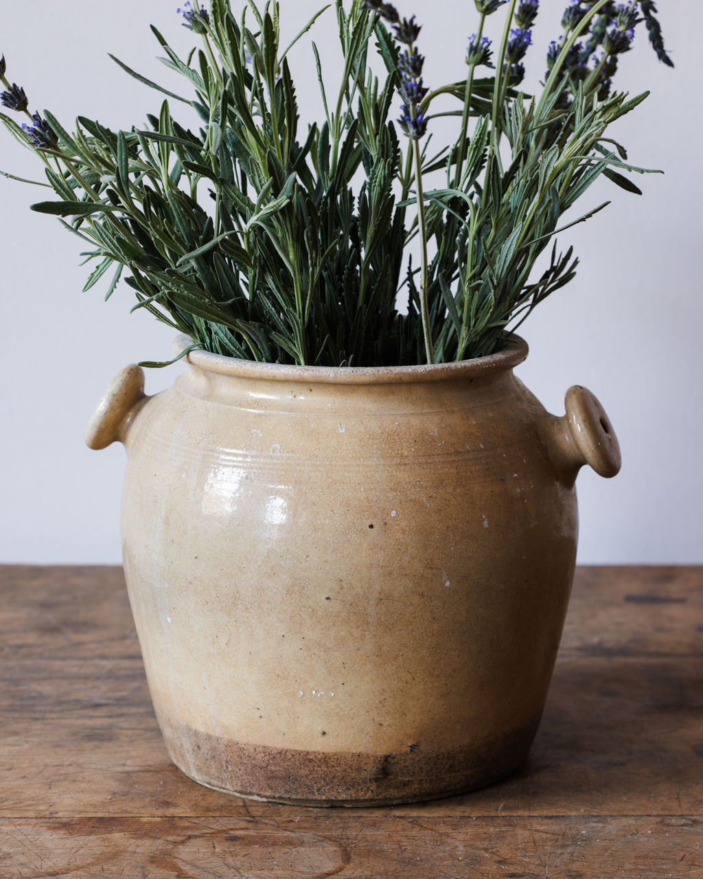 Cream Grease Pot