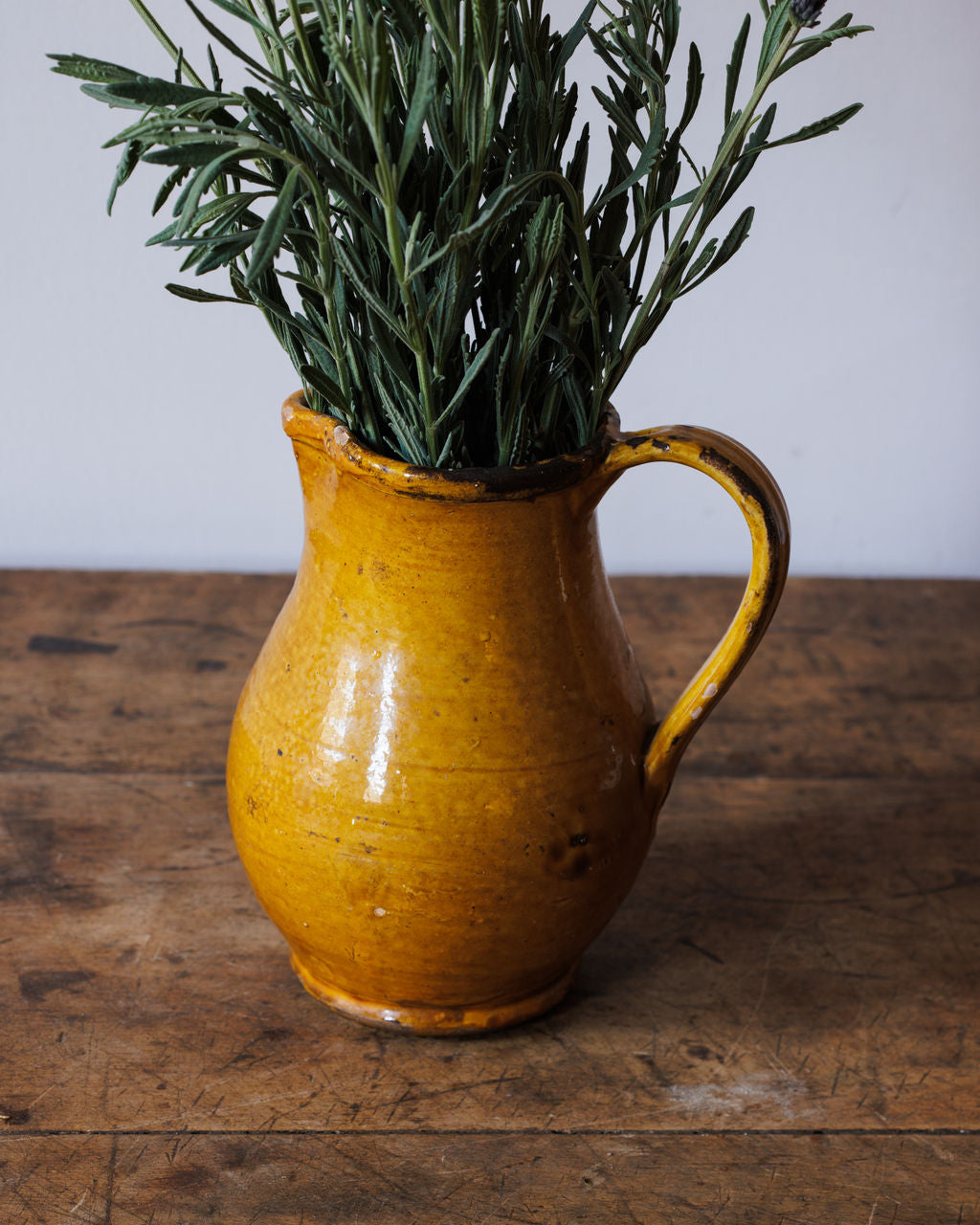 Yellow Glazed Pitcher