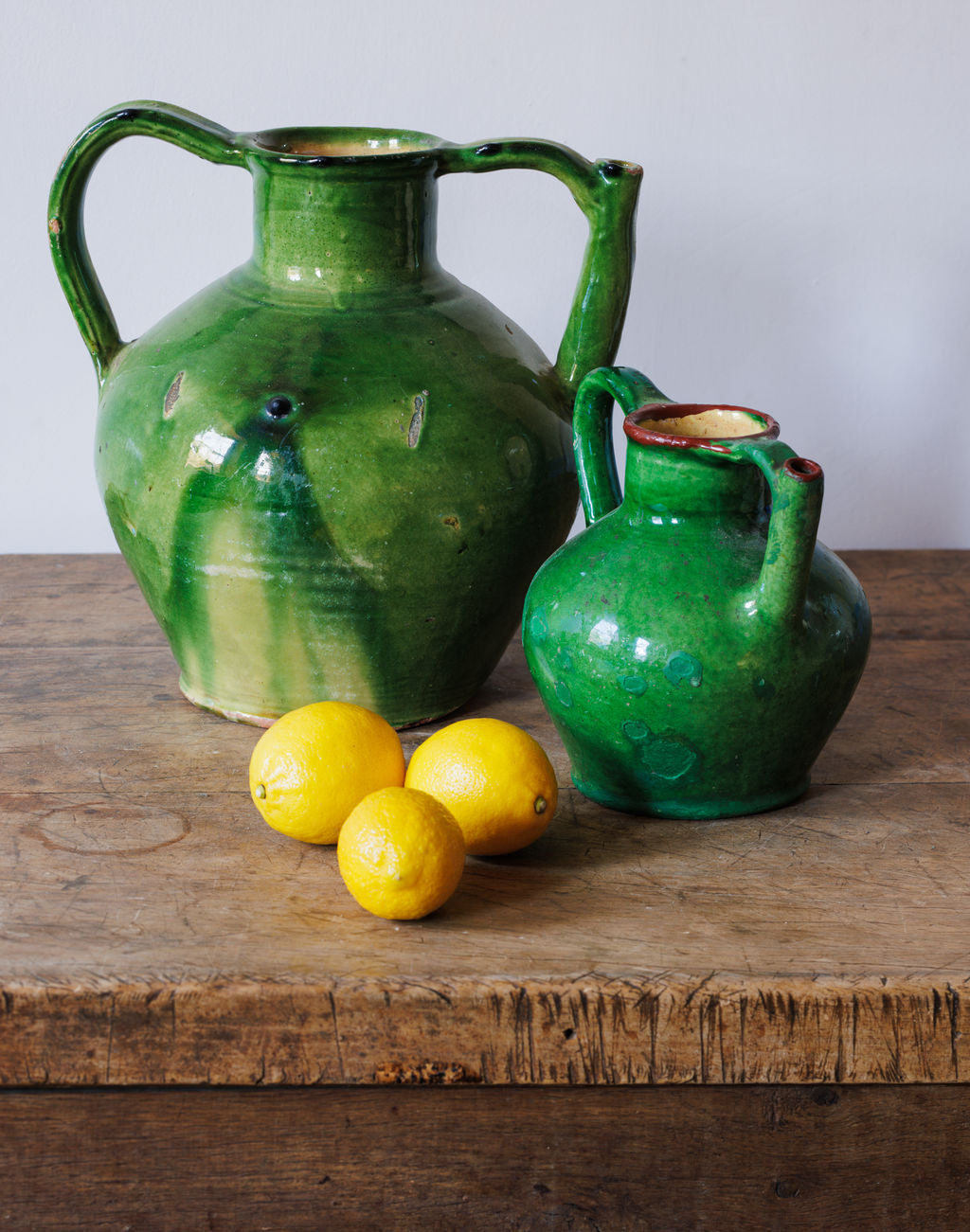 Toulouse 19th c. Green Water Jug