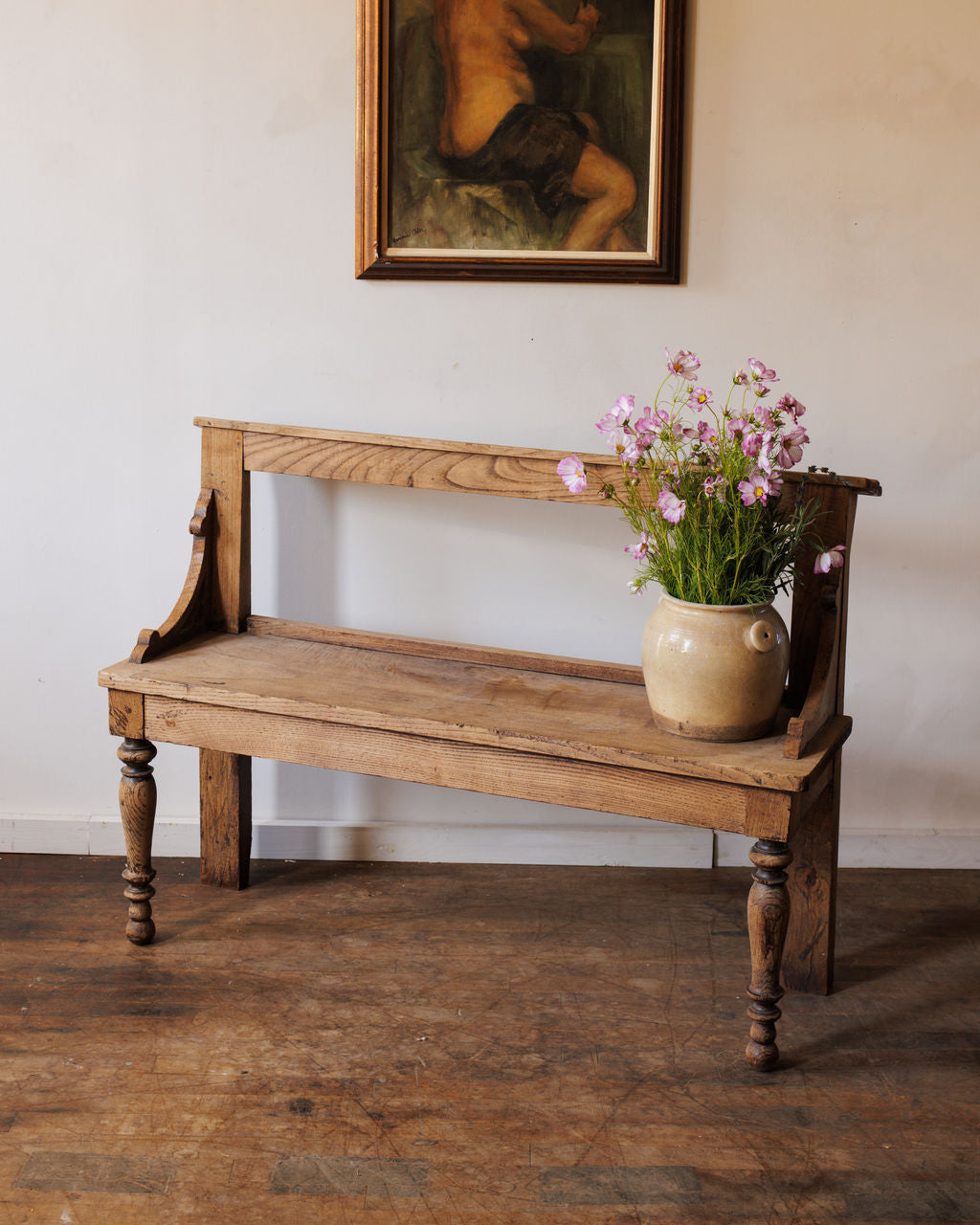 Oak Church Bench
