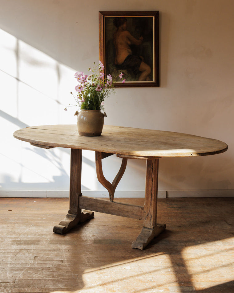 Oversized Wine Tasting Table