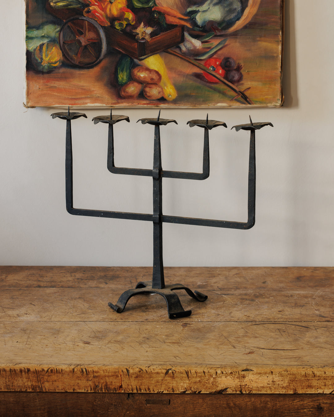 Spanish Iron Candelabra