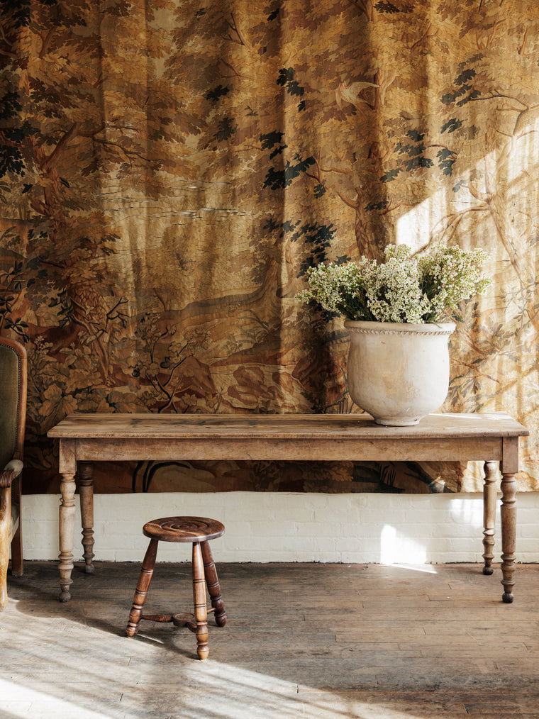 Antique Farm Console Table