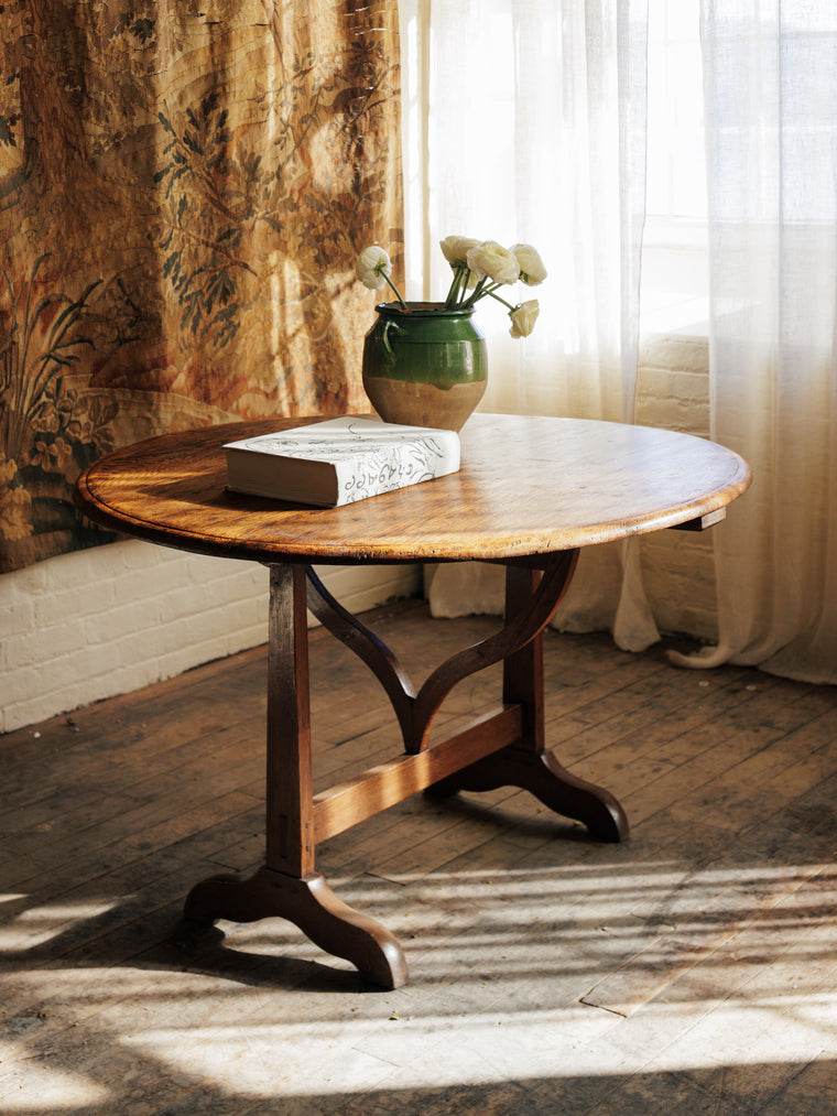 Antique Wine Tasting Table