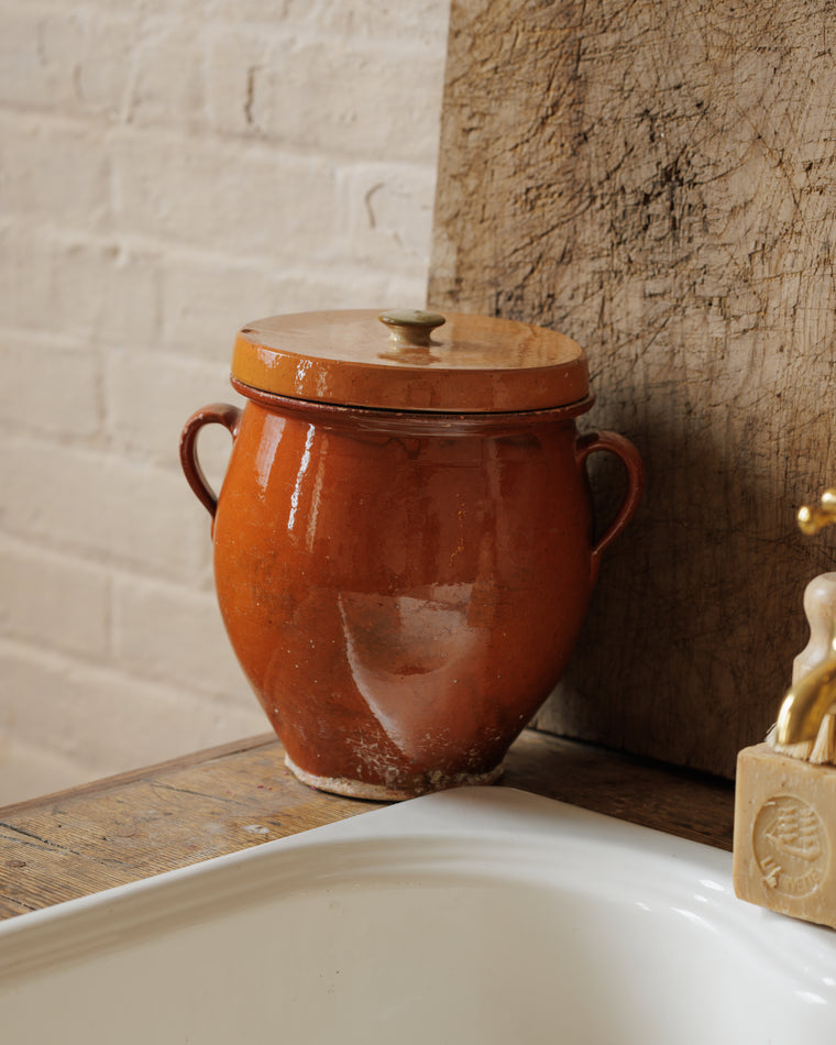 L'orange Pot with Lid