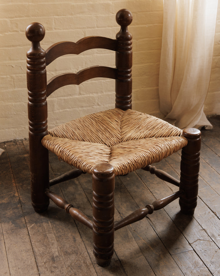 Fireplace Rush Chair