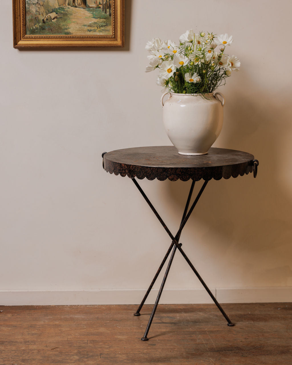 Scallop Garden Table