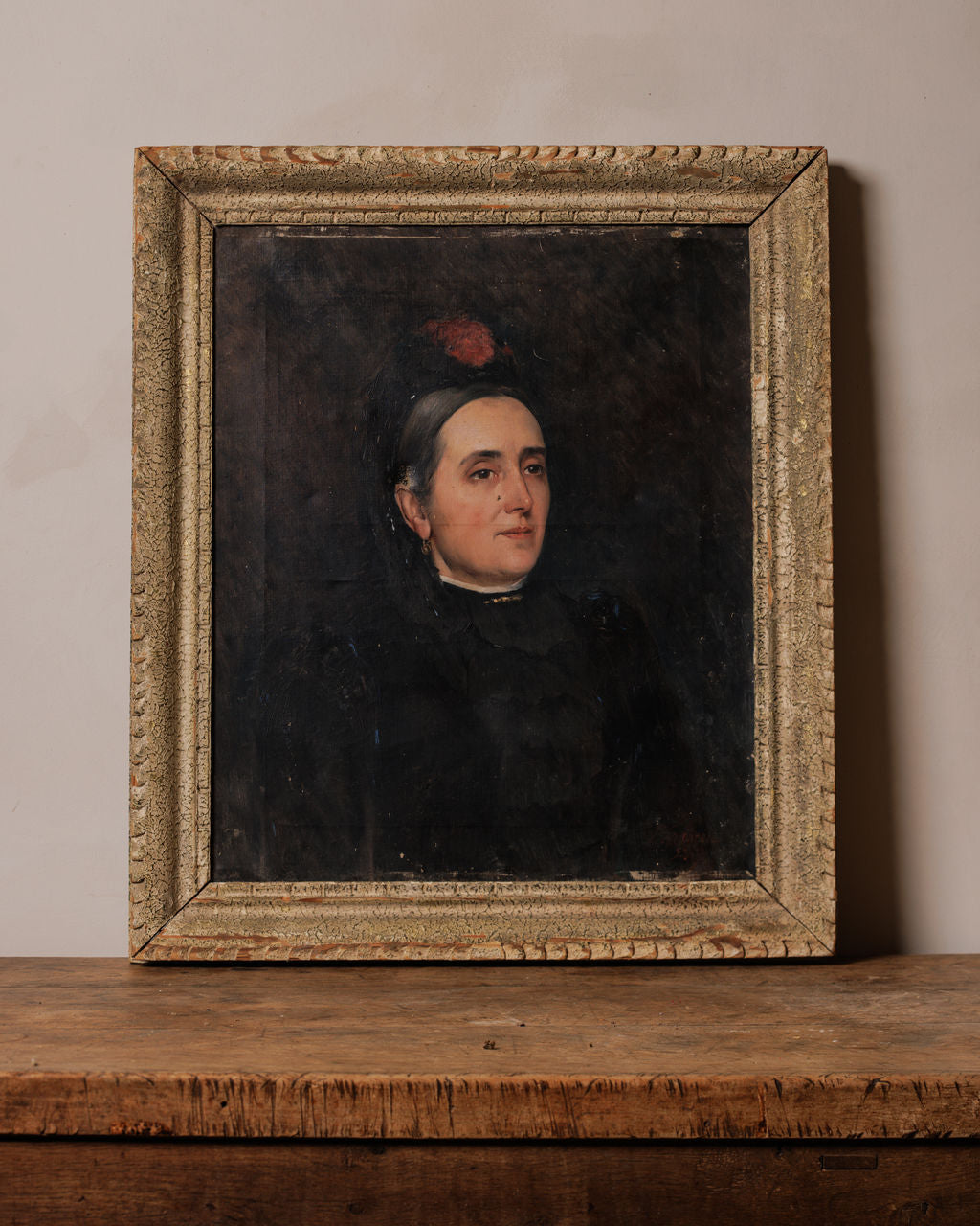 French Portrait Oil Artwork