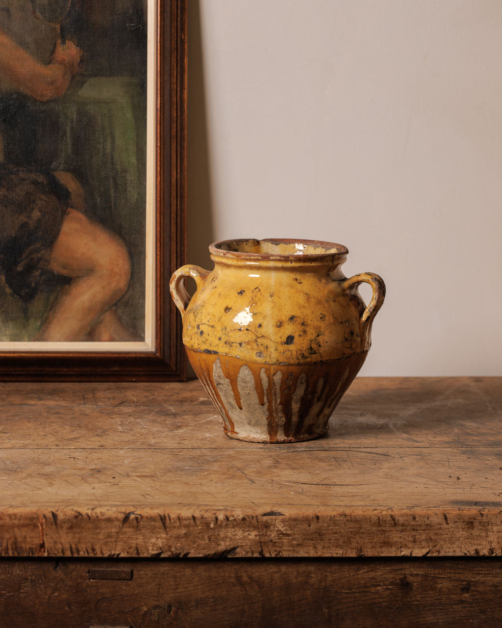 Rare Yellow Confit Pot