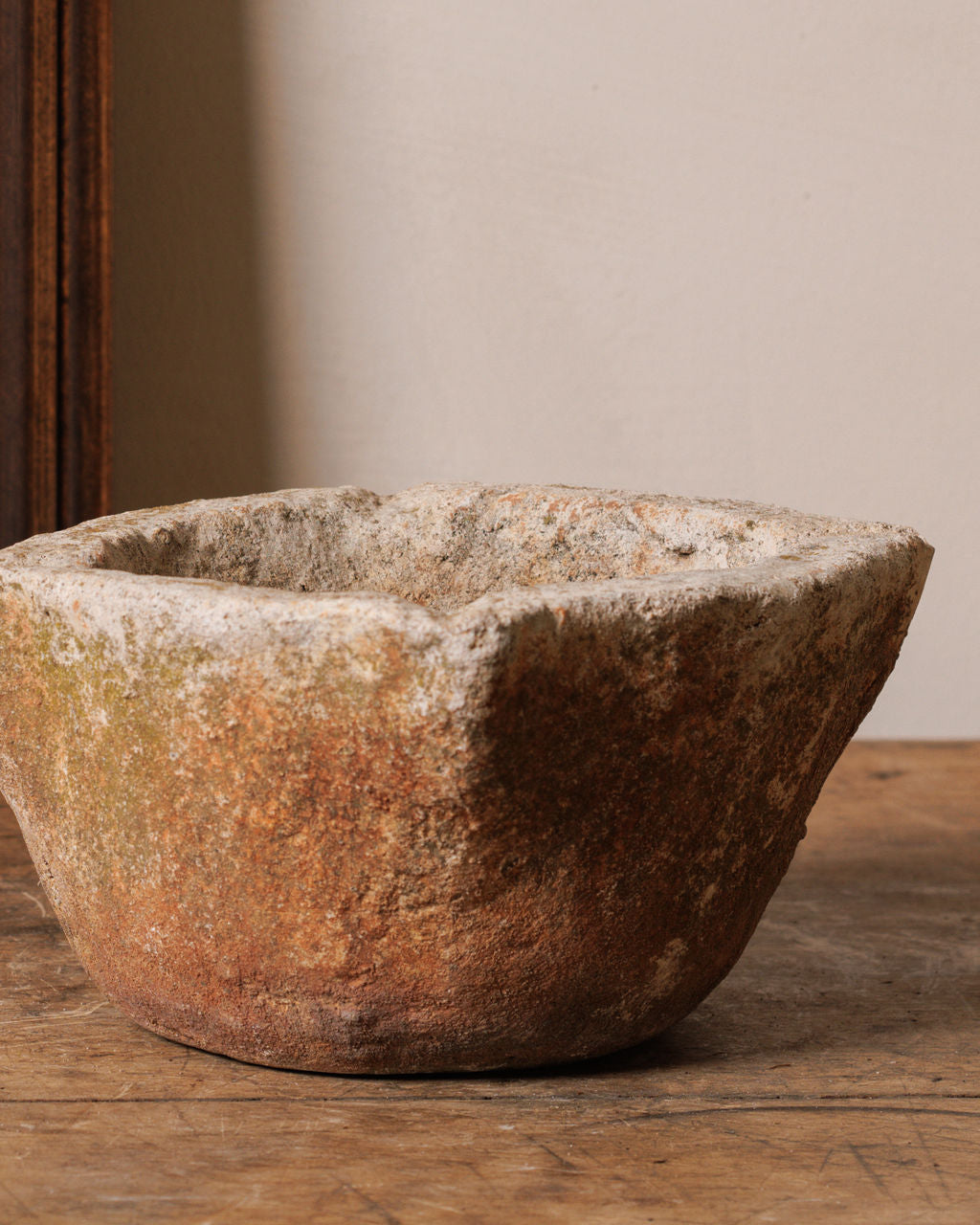 Spanish Marble Mortar - Rust