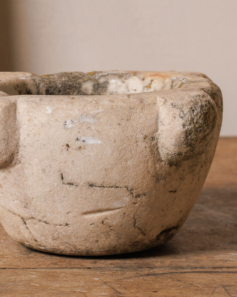 Patina Spanish Marble Mortar - 6