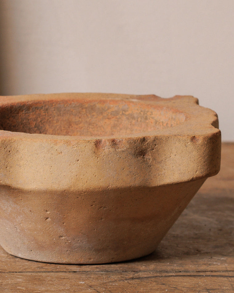 Rare Terracotta Mortar