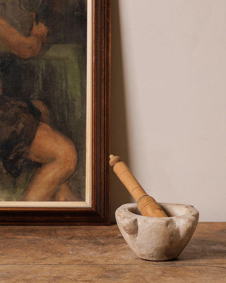 French Mortar and Pestle