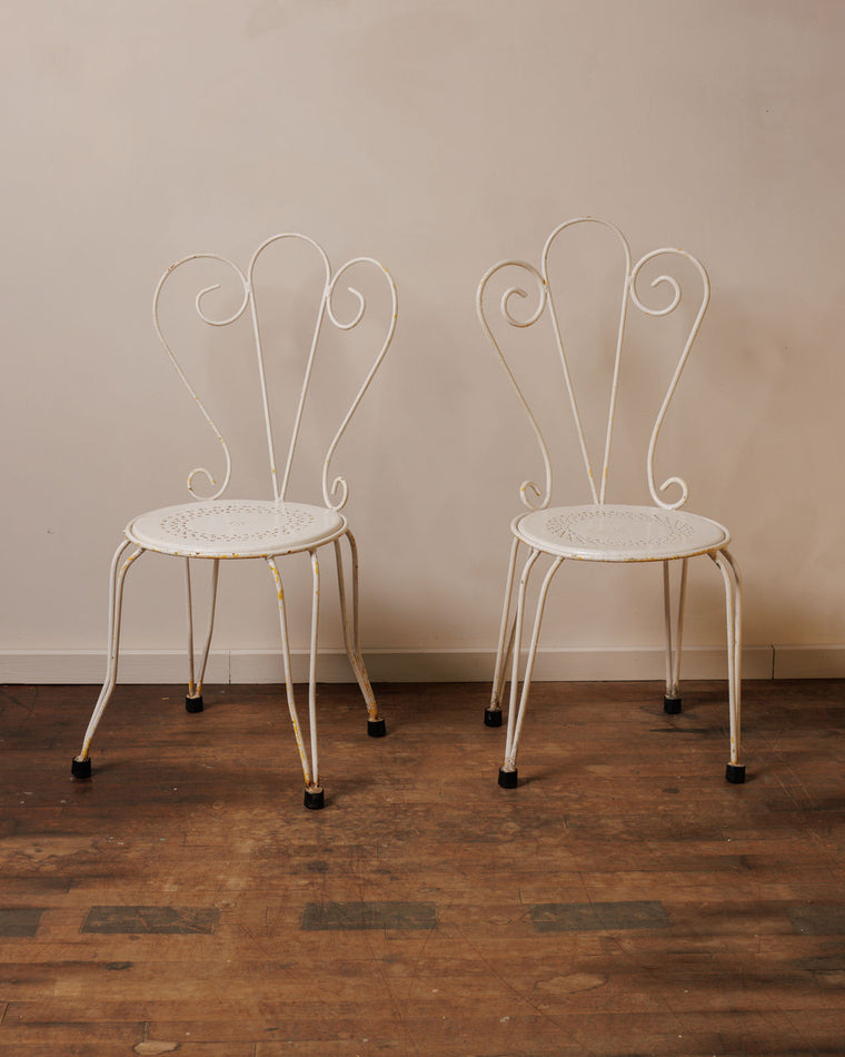 Swirl Garden Chairs - Pair