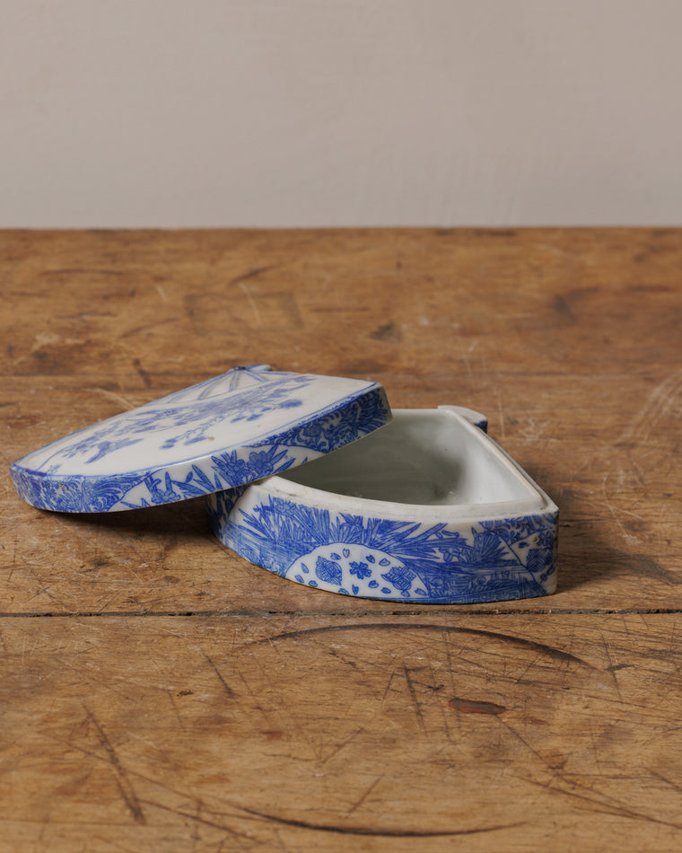 Chinoiserie Fan Jewelry Box