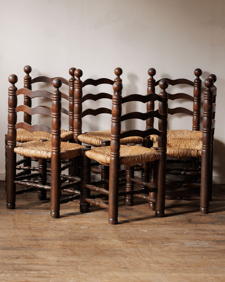French Rush Chairs - Set of 6