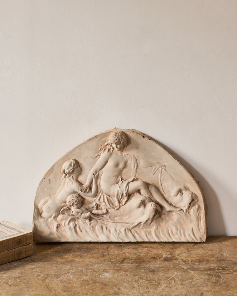Plaster Bas Relief
