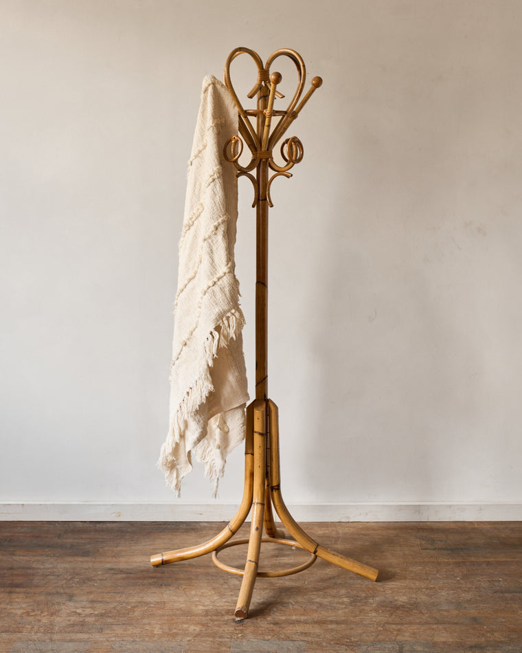 Faux Bamboo Coat Rack