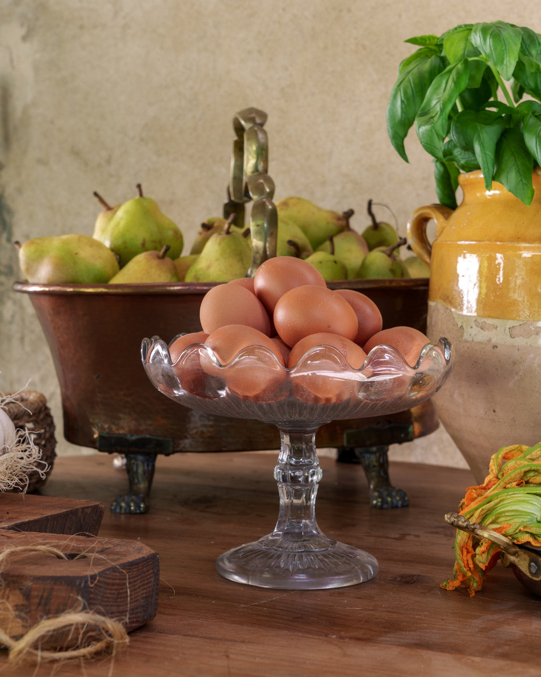 Glass Pedestal Dish