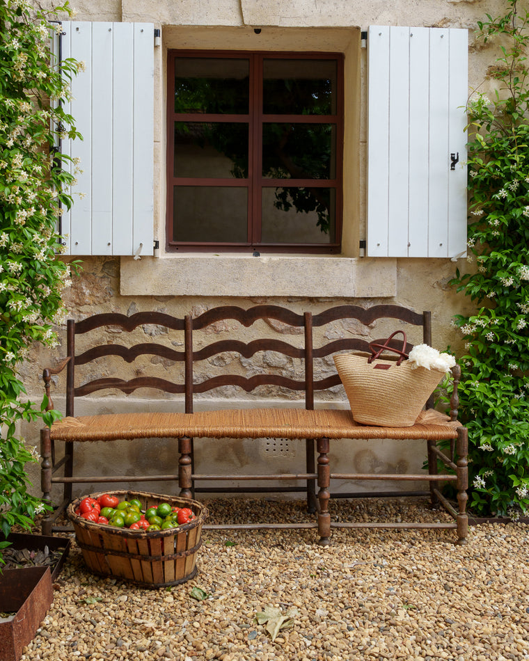 Antique Rush Bench