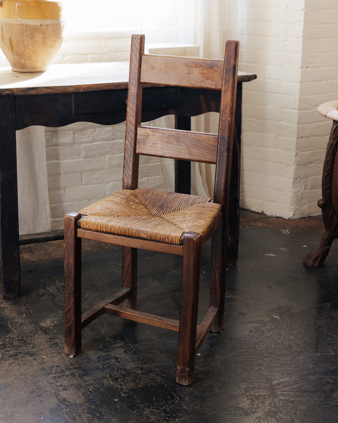Midcentury Rush Chair