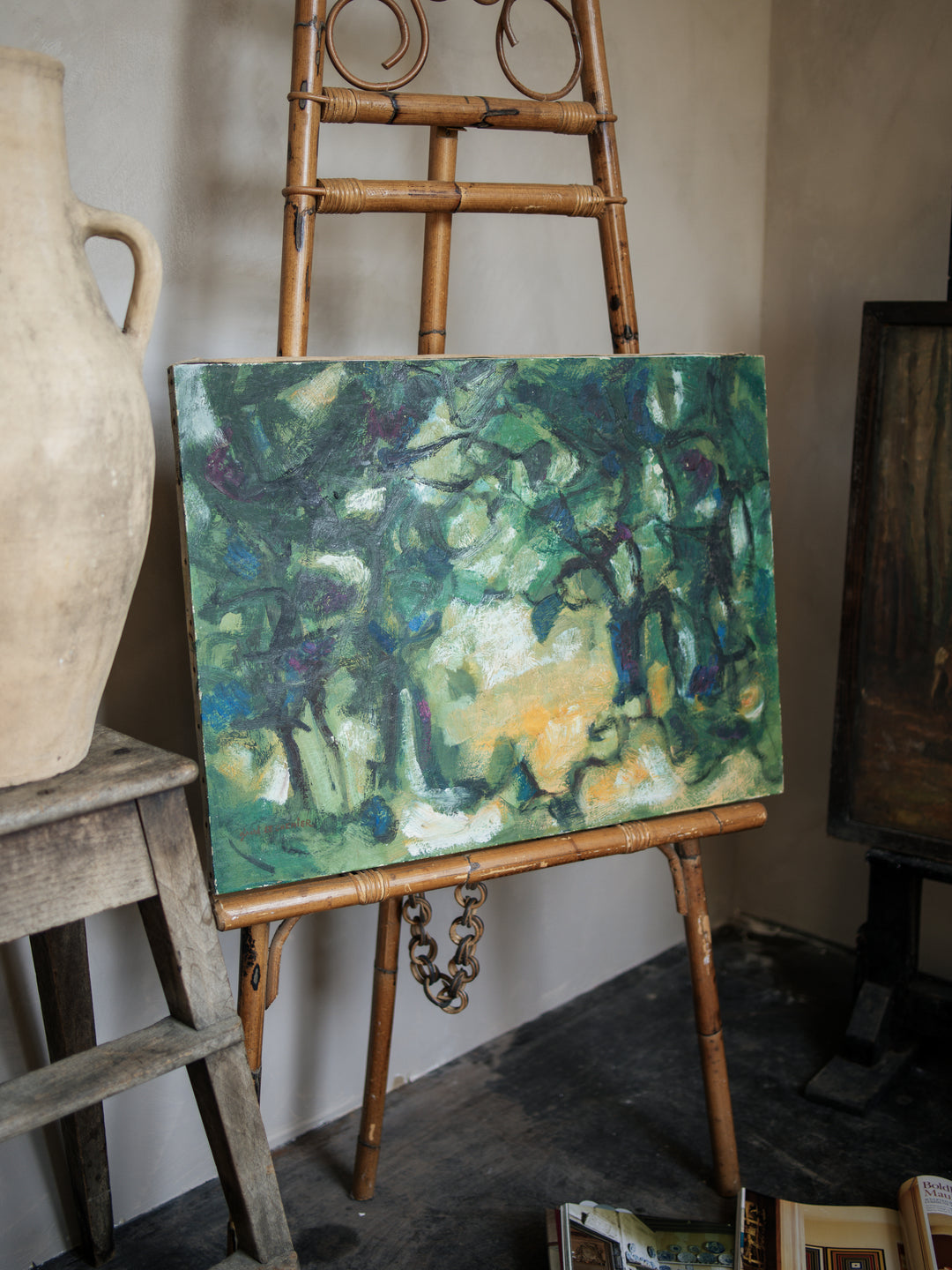 Abstract Forest Painting