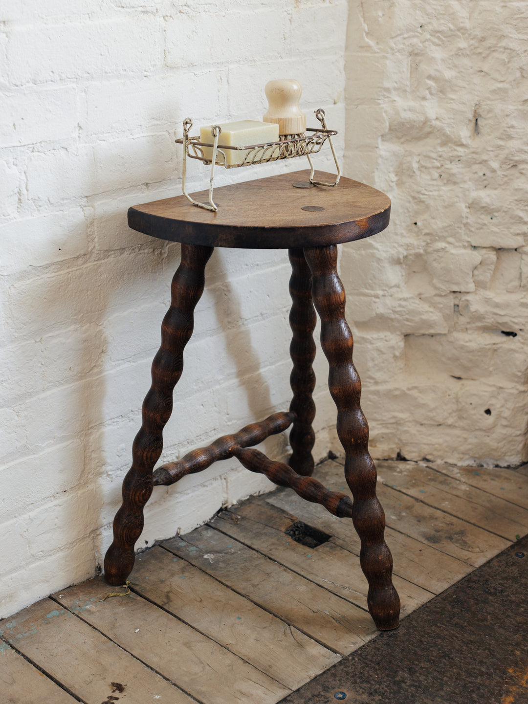 French Demi Lune Stool