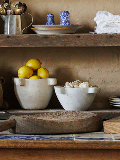 French Antique Stone Mortar