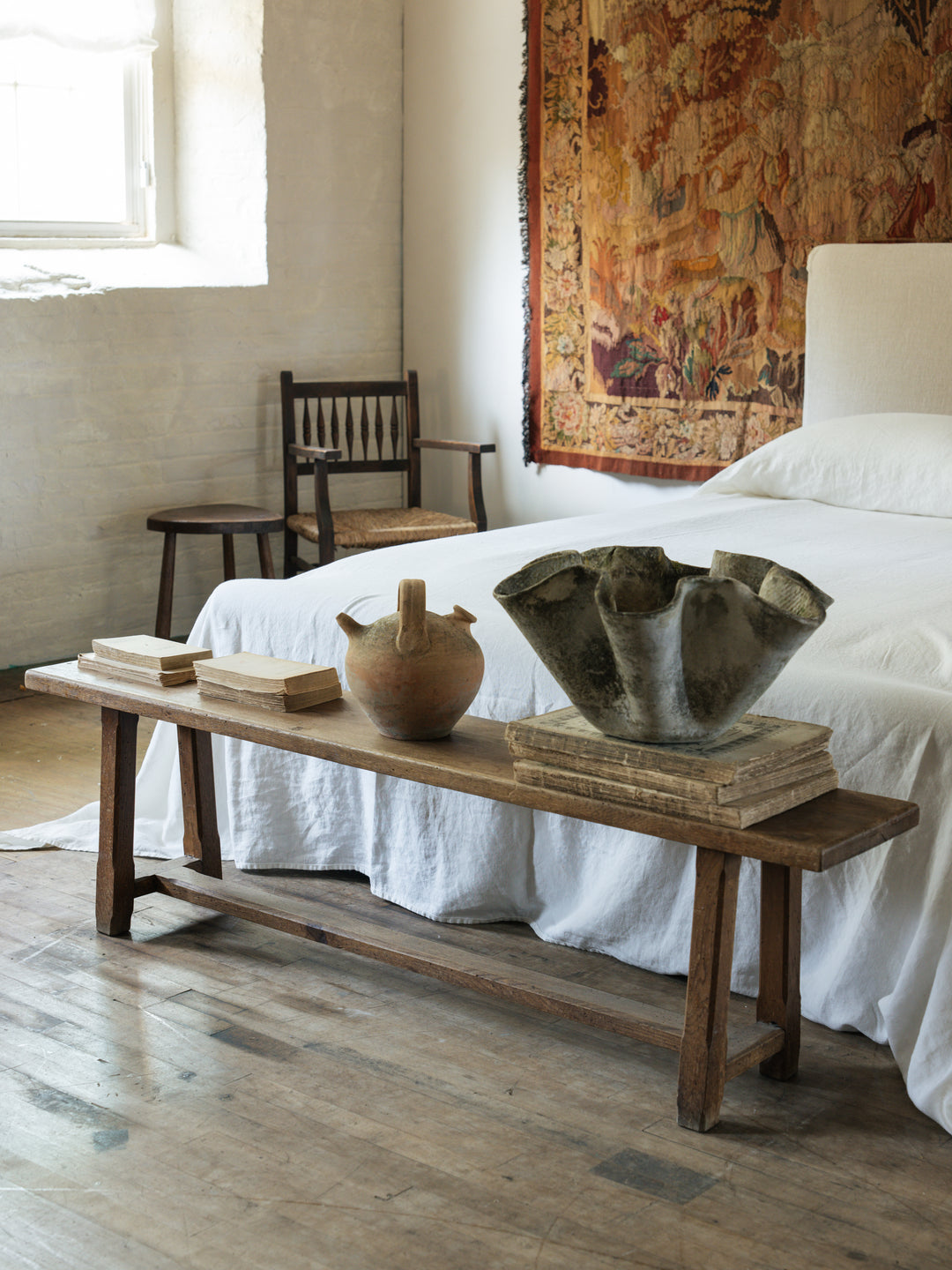 French Oak Bench