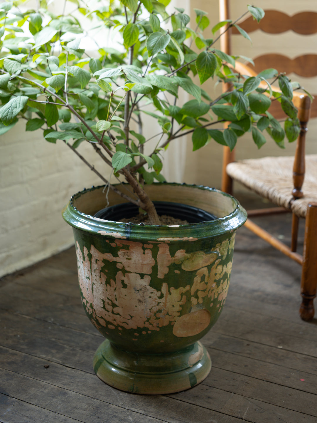 Green Glazed Planter
