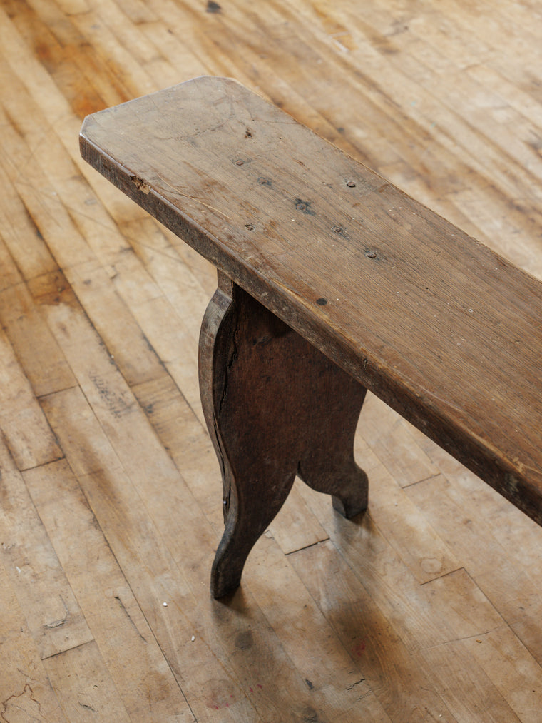 Dark Wood Bench