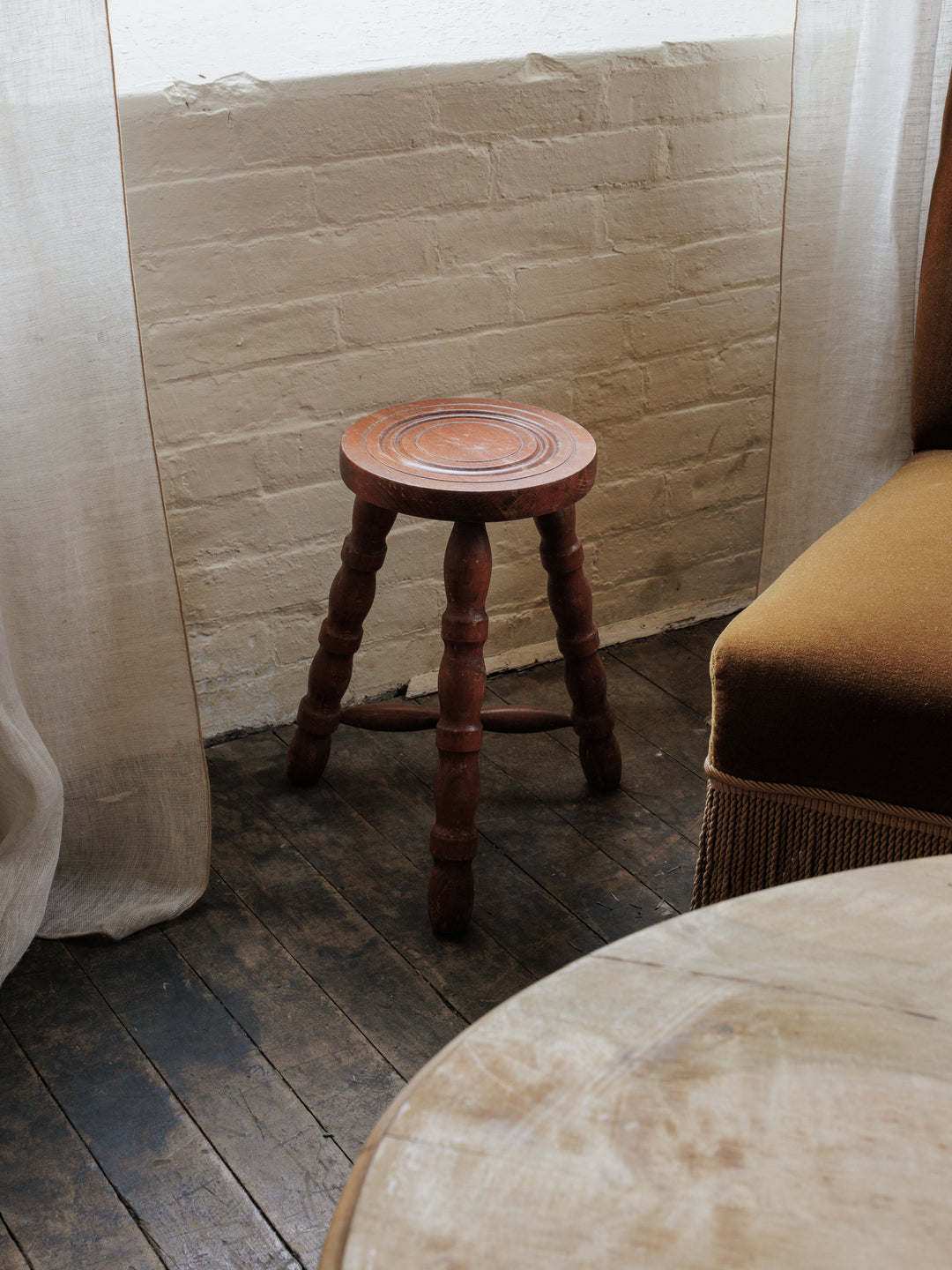 French Tripod Stool - 1