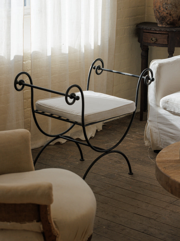 Wrought Iron Bench