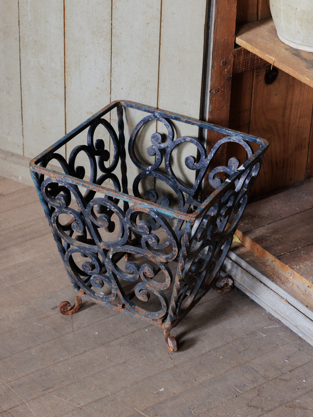 Wrought Iron Basket
