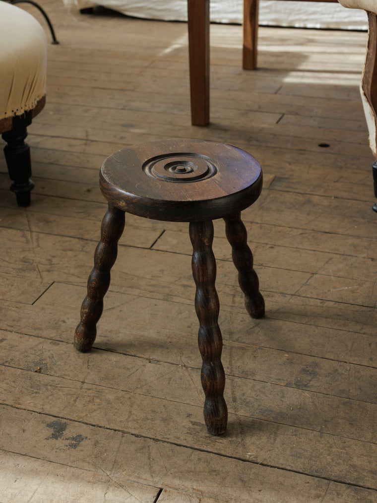 French Swirl Stool